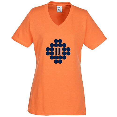 Port Classic 5.4 oz. V-Neck T-Shirt - Ladies' - Screen Main Image