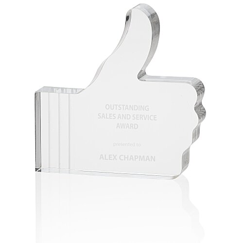 Thumbs Up Acrylic Award Main Image