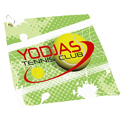 Full Color Microfiber Velour Golf Towel - 22 inches x 15 inches Main Image