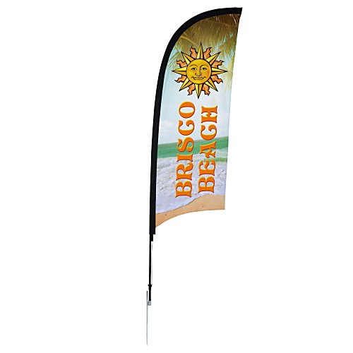 Outdoor Razor Sail Sign - 9' - One Sided Main Image