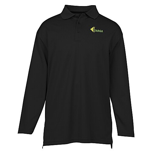 Dry-Mesh Hi-Performance Long Sleeve Polo - Men's Main Image