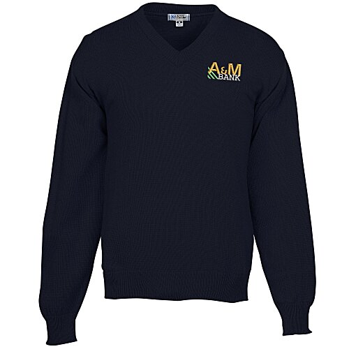 Tuff-Pil Plus Acrylic V-Neck Sweater - Men's Main Image