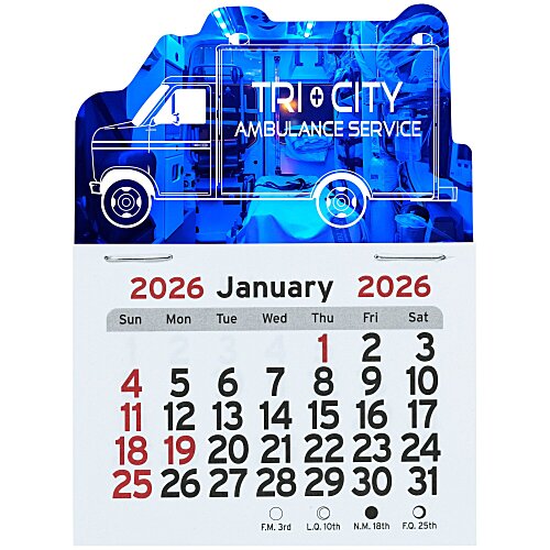 Peel-N-Stick Calendar - Ambulance Main Image
