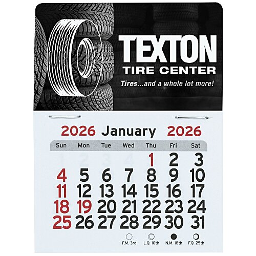 Peel-N-Stick Calendar - Tire Main Image