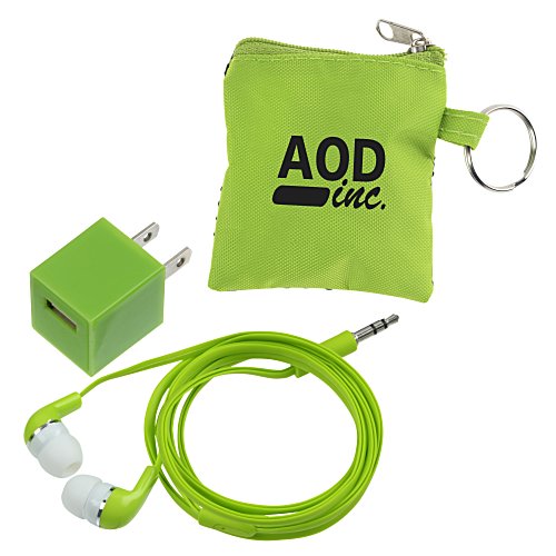 Charger Pouch with Ear Buds Main Image