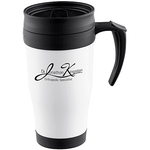 Insulated Tumbler with Handle - 16 oz. - Opaque - 24 hr Main Image