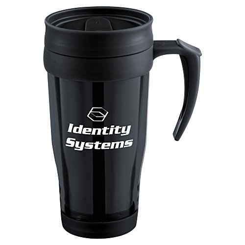 Insulated Tumbler with Handle - 16 oz. - Translucent - 24 hr Main Image