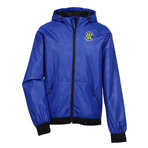 Neo Tech Hooded Embossed Jacket - Men's Main Image