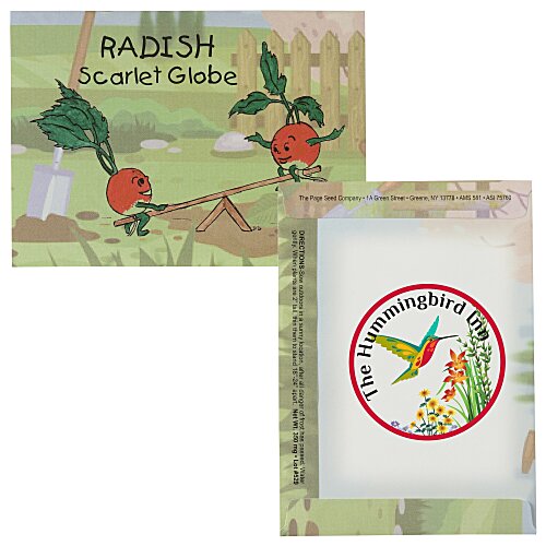 Cartoon Seed Packet - Radish Main Image