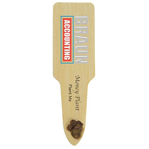 Wood Seed Stake - Money Plant Main Image