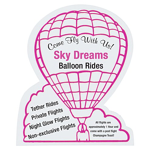 Flat Flexible Magnet - Hot Air Balloon Main Image