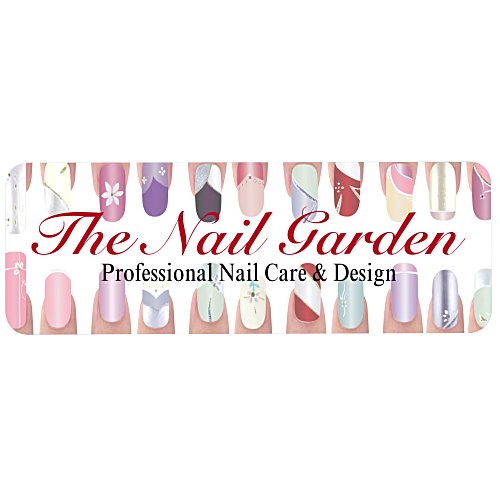 Flat Flexible Magnet - Rectangle 1-1/2" x 4-1/4" - Round Corners Main Image