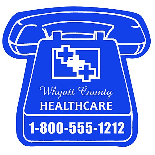 Flat Flexible Magnet - Telephone - Large Main Image