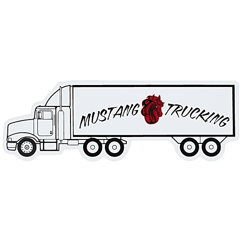 Flat Flexible Magnet - Semi Truck - Large Main Image
