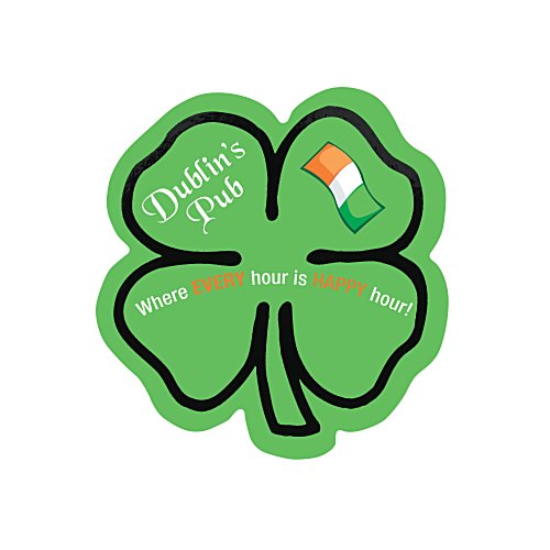 Flat Flexible Magnet - Four Leaf Clover Main Image