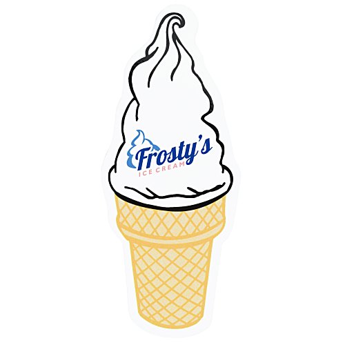 Flat Flexible Magnet - Ice Cream Cone Main Image