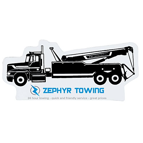 Flat Flexible Magnet - Tow Truck Main Image