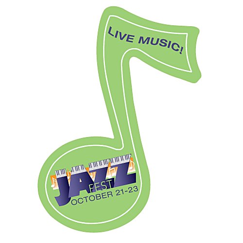 Flat Flexible Magnet - Musical Note Main Image