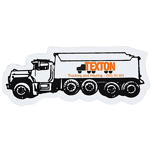Flat Flexible Magnet - Dump Truck Main Image