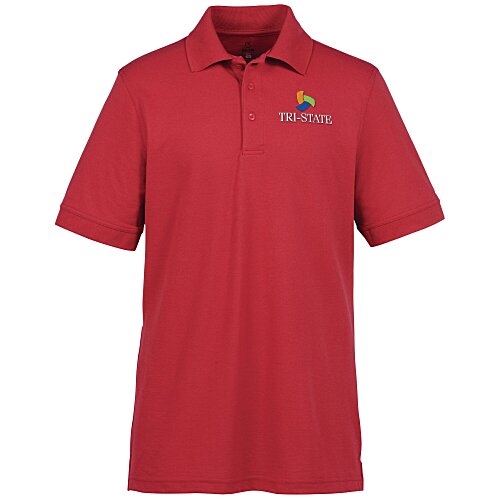 Smooth Touch Blended Pique Polo - Men's Main Image