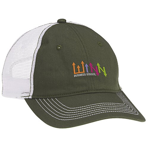 Contrast Stitch Trucker Cap Main Image