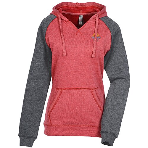 Varsity Fleece Raglan Hoodie - Ladies' - Embroidered Main Image