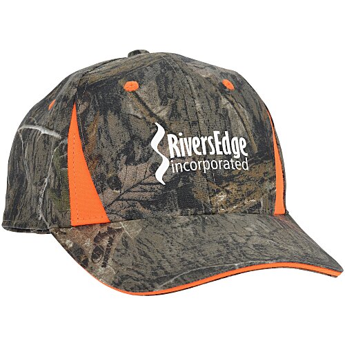 Camo Cap with Blaze Inserts Main Image