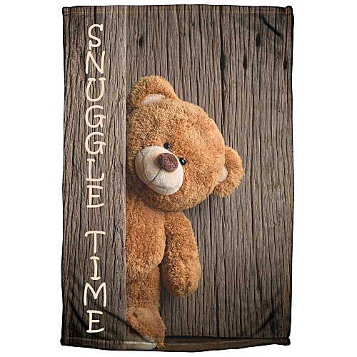 Full Color Tahoe Microfleece Baby Blanket Main Image