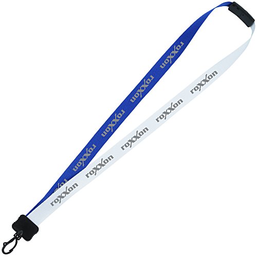 Two-Tone Poly Lanyard - 3/4 inches - 32 inches - Plastic Swivel Snap Hook Main Image