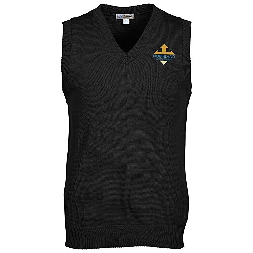 Tuf-Pil Plus Acrylic V-Neck Sweater Vest- Men's Main Image