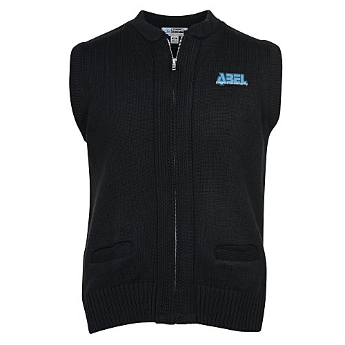 Heavyweight Acrylic Full-Zip Vest Main Image