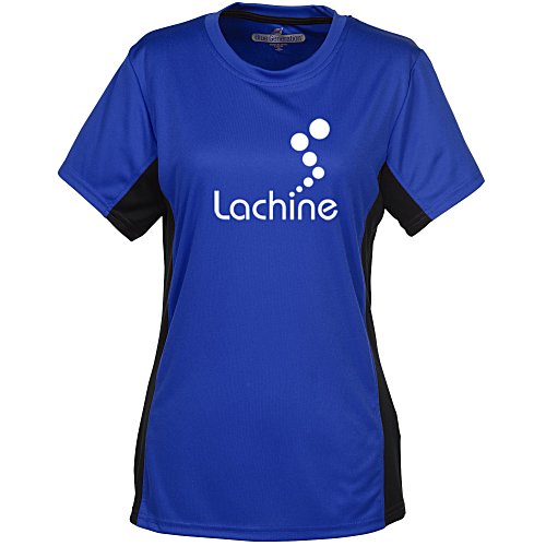 Stain Release Performance Colorblock T-Shirt - Ladies' - Screen Main Image