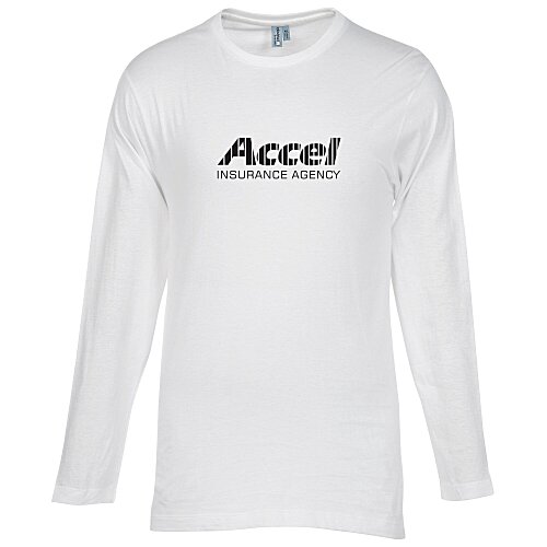 Ideal Long Sleeve T-Shirt - Men's - White Main Image