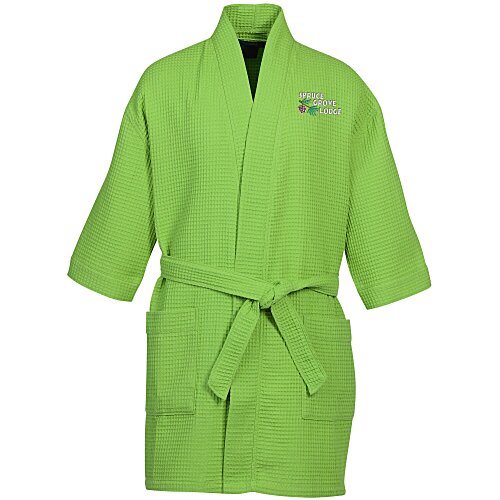 Waffle Weave Thigh Length Robe - Colors Main Image