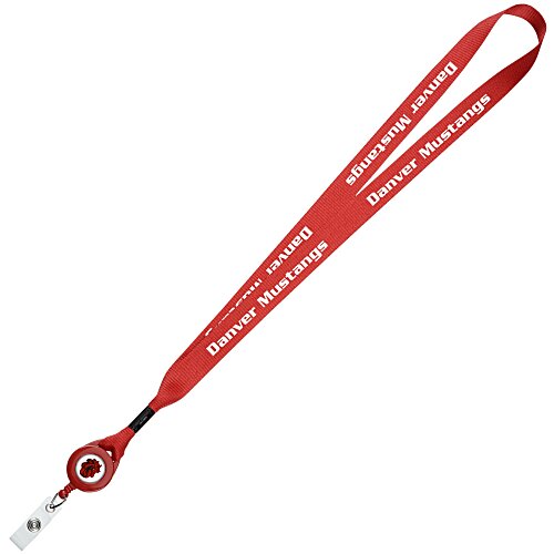 Retractable Polyester Lanyard - 3/4" - 32" Main Image