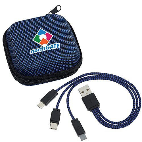 Textured 3-in-1 Charging Cable Main Image