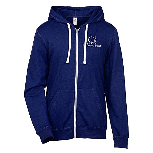 Fruit of the Loom Sofspun Jersey Full-Zip Hoodie - Screen Main Image