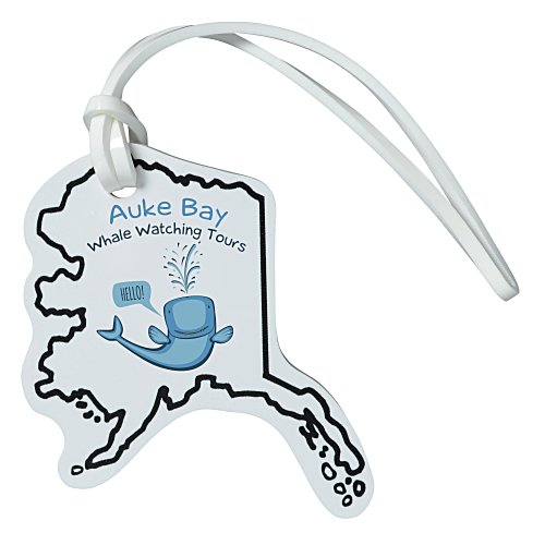 Soft Vinyl Full Color Luggage Tag - Alaska Main Image