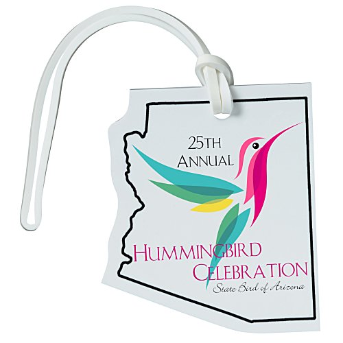 Soft Vinyl Full Color Luggage Tag - Arizona Main Image