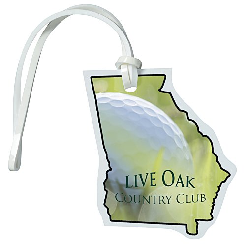 Soft Vinyl Full Color Luggage Tag - Georgia Main Image