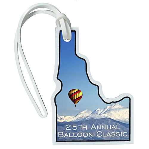 Soft Vinyl Full Color Luggage Tag - Idaho Main Image