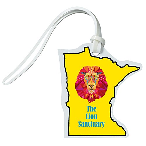 Soft Vinyl Full Color Luggage Tag - Minnesota Main Image