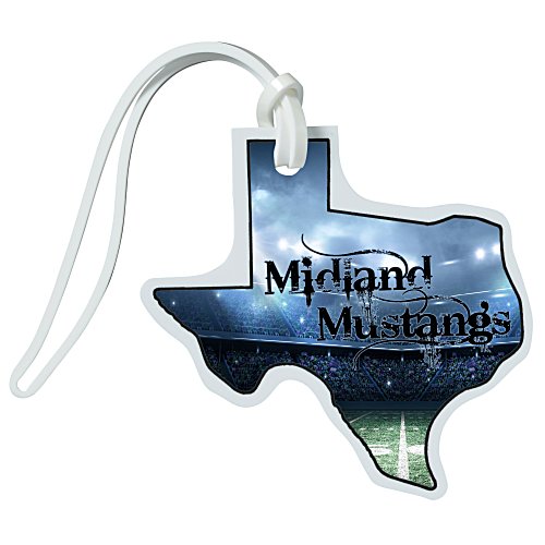 Soft Vinyl Full Color Luggage Tag - Texas Main Image