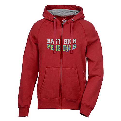 Hanes Nano Full-Zip Hoodie - Applique Felt Main Image