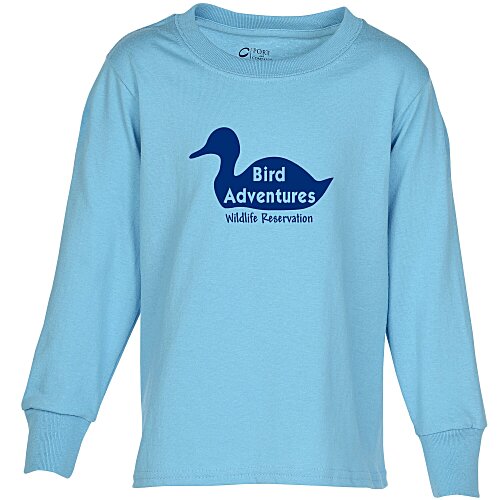 Port Classic 5.4-oz Long Sleeve T-Shirt - Youth - Screen Main Image