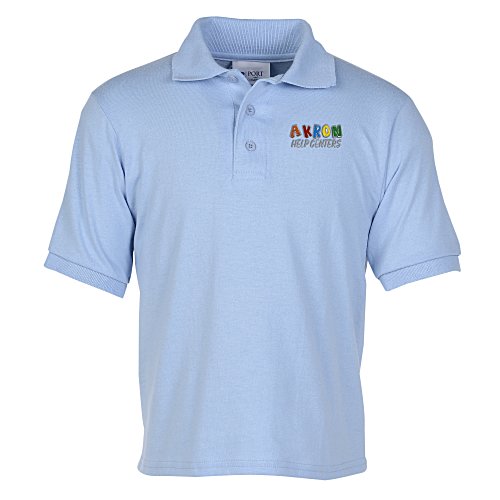 Soil Release Jersey Knit Polo - Youth Main Image