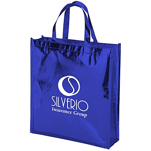 Metallic Laminated Tote Main Image
