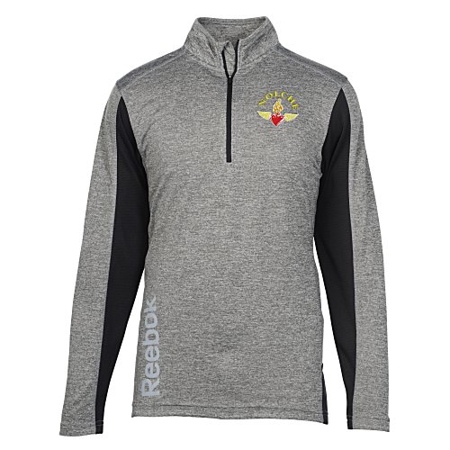 Reebok Crossover 1/4-Zip Lightweight Heather Pullover - Men's Main Image