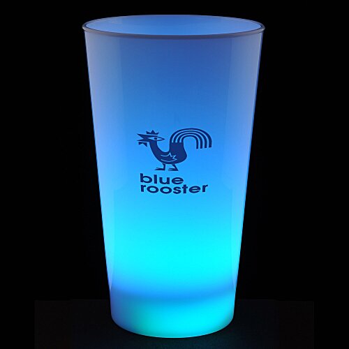 Light-Up Frosted Glass - 17 oz. - Multicolor - 24 hr Main Image