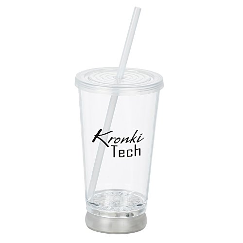 To-Go Light-Up Tumbler with Straw - 16 oz. - Multicolor - 24 hr Main Image